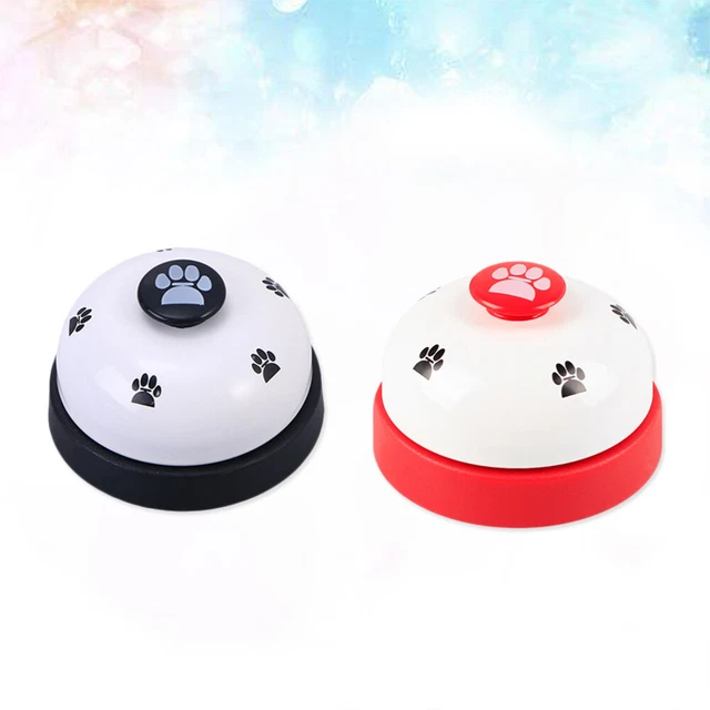 2 pz Campane di addestramento vasino cane animale domestico modello impronta dispositivo di comunicazione per cane