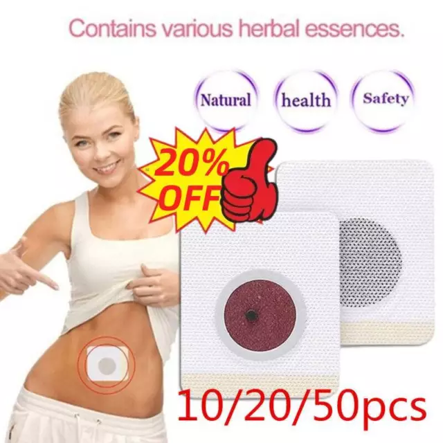 10/20/50x Patch Diet Slimming Slim Weight Loss Adhesive Detox Pads Burn Fat