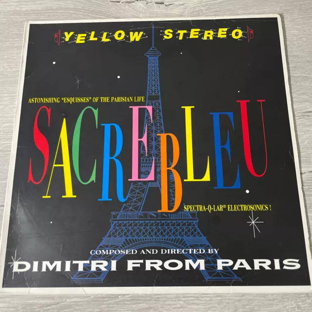Dimitri From Paris - Sacrebleu - 2LP 12" Vinyl - G/VG Condition - VERY RARE