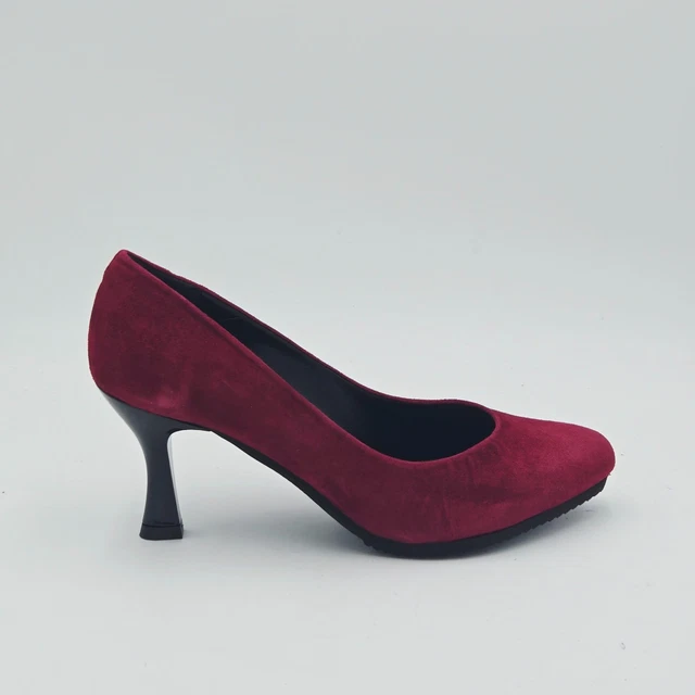 Escarpins pour femme à bout pointu en daim Niels | chaussures à talon Unisa