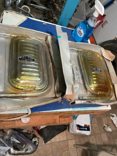 1994 Jr West Coast Full Size Truck and Van Rally Mirrors Chrome NOS w Hardware