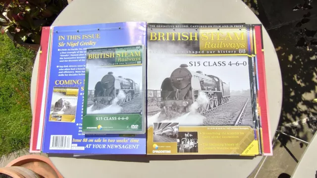 DeAgostini British Steam Railways Magazine & DVD #88 S15 Class 4-6-0