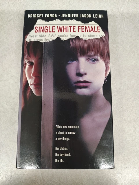 SINGLE WHITE FEMALE VHS 1993 Bridget Fonda Jennifer Jason Leigh 