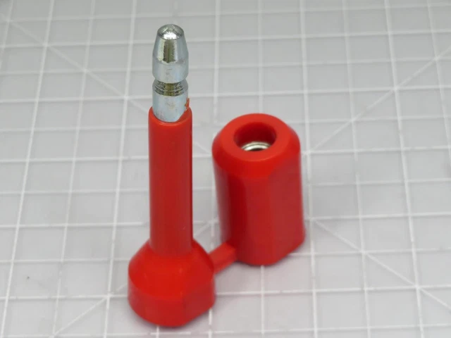 Lot of 200 Red High Security Truck Seals T198379