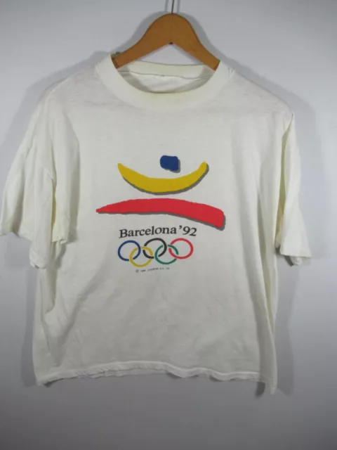 Vintage 90s Barcelona Summer Olympics T-Shirt 1992 Spain