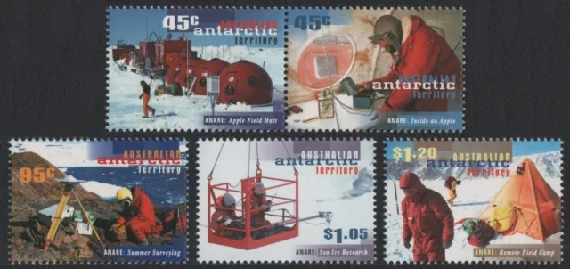 AAT / Austral. Antarktis 1997 - Mi-Nr. 110-114 ** - MNH - Antarktisforschung I