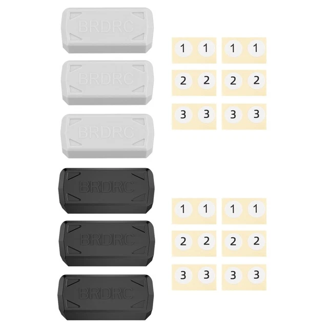Dpofirs Scatola Portabatterie 2 Pezzi, Contenitore In PP Trasparente Impermeabile E Antipolvere, 9x4,9x2,2 Cm, Per 2 Batterie, Per Viaggi E Campeggio - 4