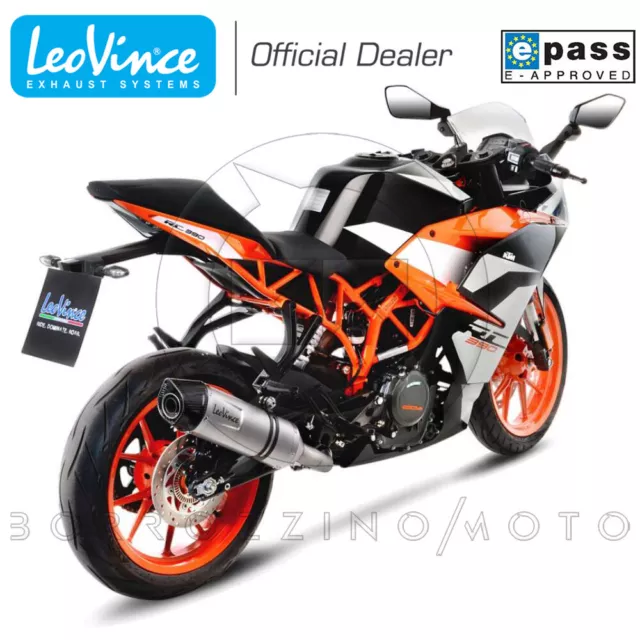 Terminale Di Scarico Leovince Lv One Evo Omologato Ktm Rc 390 Euro 4 2018-2019