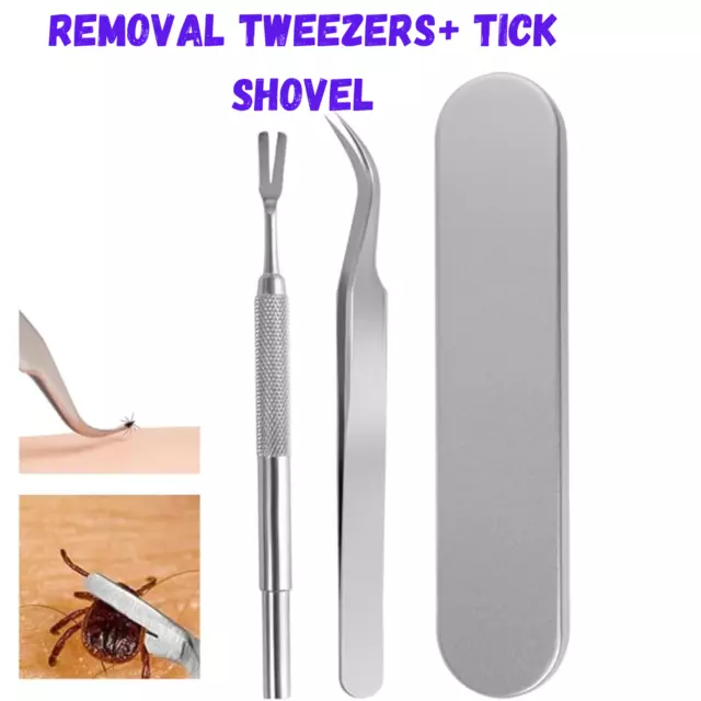 Tick Remover, Tick Removal Tool, Stainless Steel Tick Remover, Professional Tic