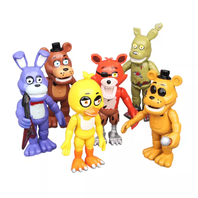 6Pcs Five Nights At Freddy's Articulated Action Figure FNAF Toys