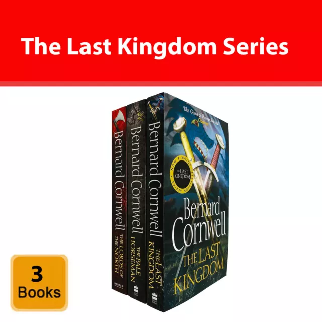 The Last Kingdom Series Books 1 - 3 Collection Set by Bernard Cornwell NEW Pack