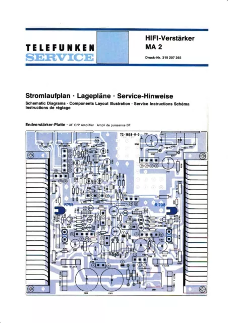 Service Circuit Diagram for Telefunken Ma 2