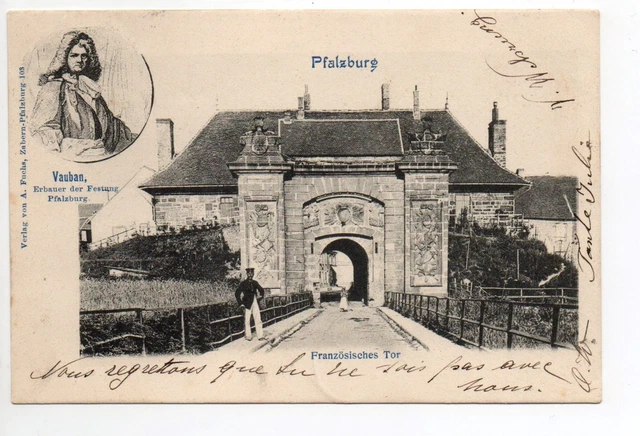 PHALSBOURG Pfalsburg Moselle CPA 57 porte de france 5 VAUBAN