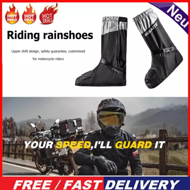 1 Pair Riding Rainshoes Motorcycle Rain Boot Shoes Covers Motorbike Accessories