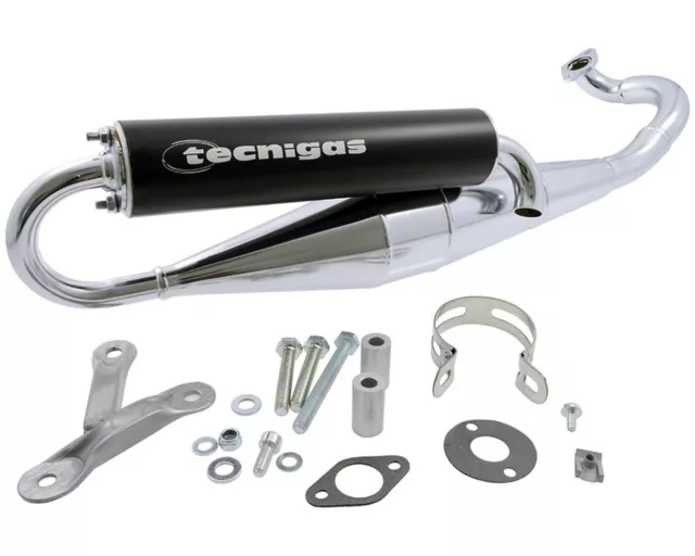 Auspuff Auspuffanlage TECNIGAS Next-R Chrom - ITALJET FORMULA 50 TGB BULLET HOOK