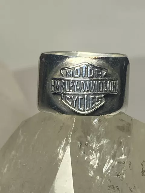 Harley Davidson ring biker band  sterling silver women men