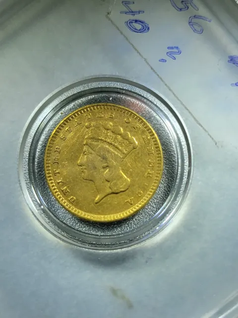 1856 gold dollar x jewely