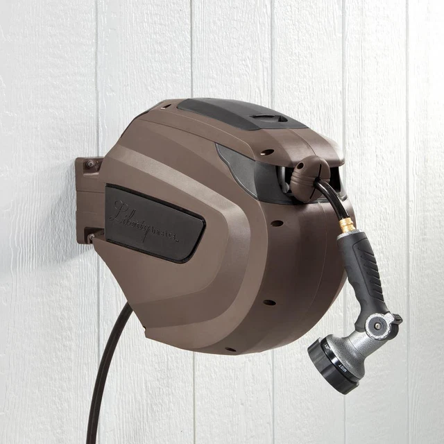 LIBERTY GARDEN BASICS Auto Retract Hose Reel 65' £77.69 PicClick UK