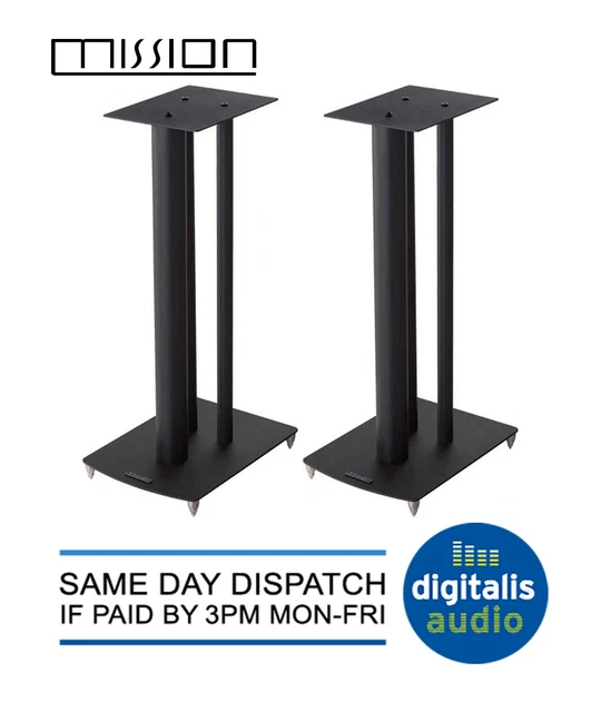 Mission Stancette Speaker Stands PAIR 60cm - Black