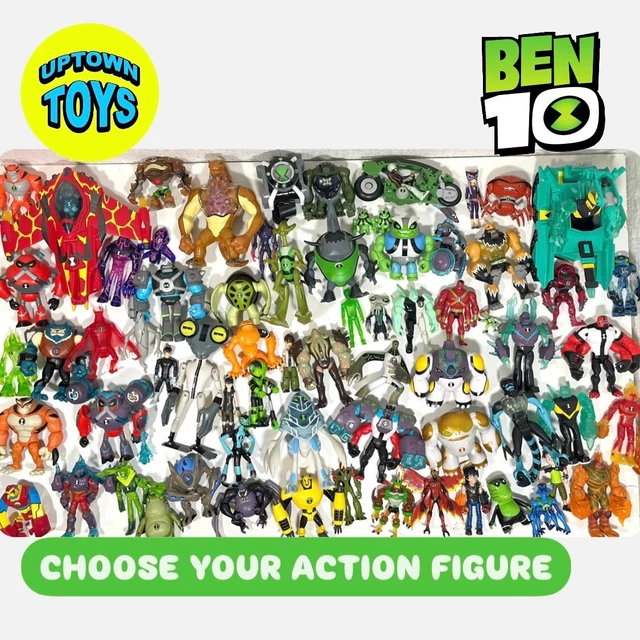 BEN 10 CHOOSE Action Figures and Toys Huge Range 100+ Figures 1 Per ...