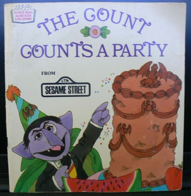 Count Counting SESAME STREET THE Count Counts A Party Read Along Book Only Muppets £0. ...