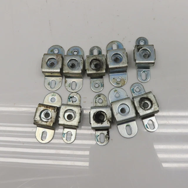 M6 Cage Capture Nut 2 Bolt Flange Lot Of 10