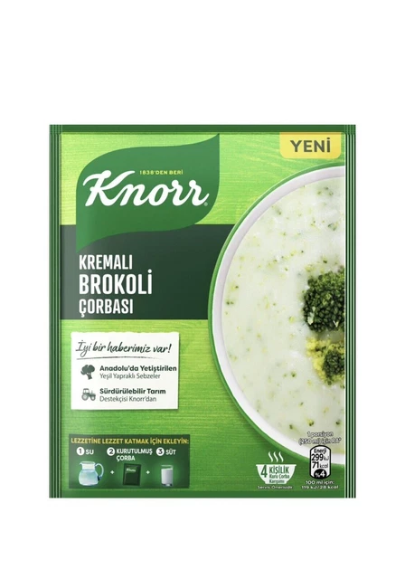 Zuppa pronta di Knorr confezione da 5 a 74 g CREMA BROCCOLİ ZUPPA