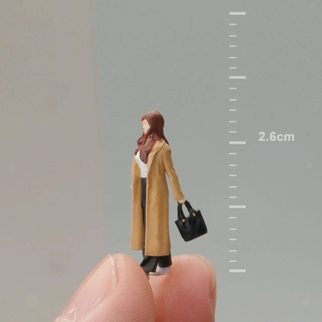 Lot De 20 Figurines Peintes à L'échelle N 1