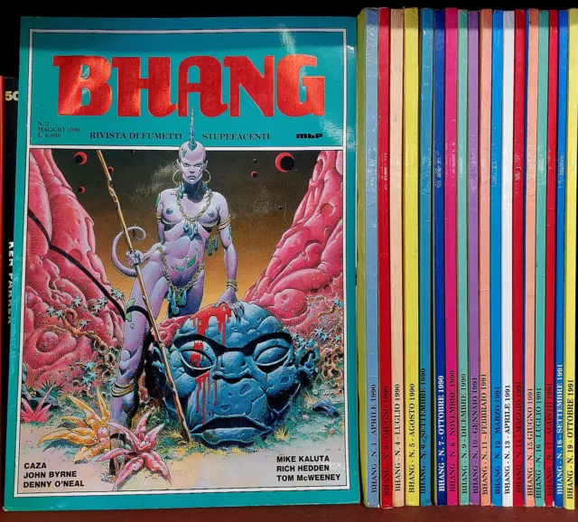 BHANG fumetti d'autore, Serie Completa 19 numeri, Max Bunker press 1990