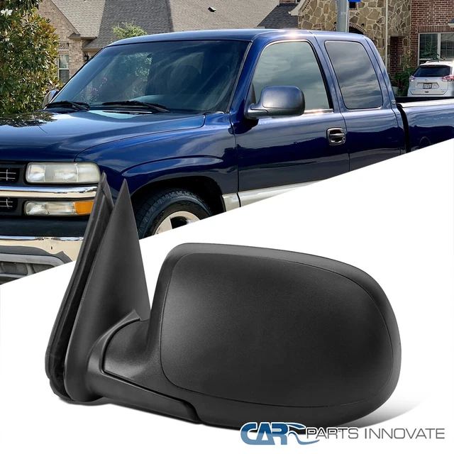 Fits 99-02 Silverado Sierra 00-02 Tahoe Suburban Power Heated Driver Side Mirror
