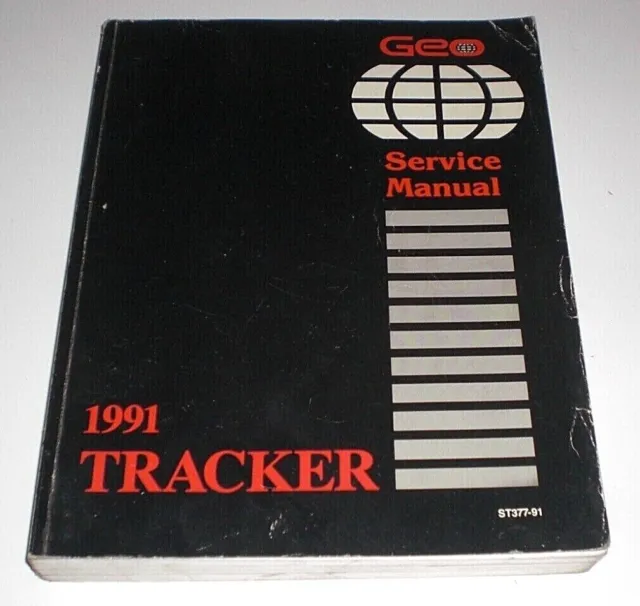 1991 Geo Tracker Dealership Shop Service Repair Manual 91
