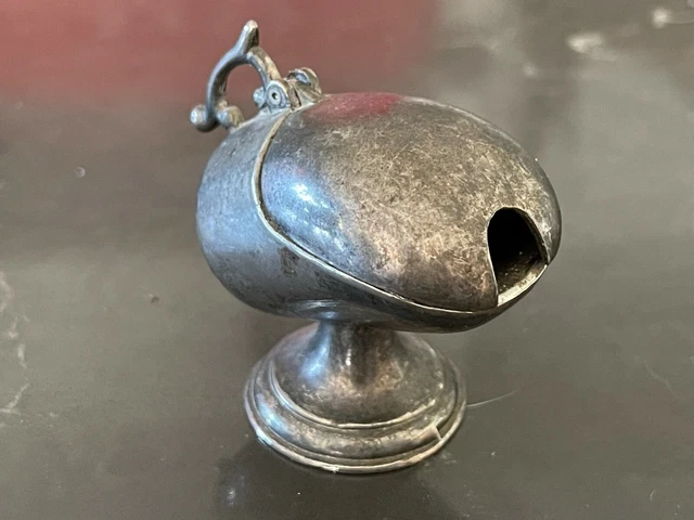 Antique Vintage Travel Silver Plated Ashtray Mini