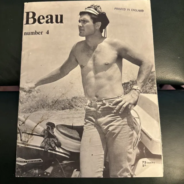 Vintage BEAU  No 4 Gay Art Beefcake Male Photo Magazine England