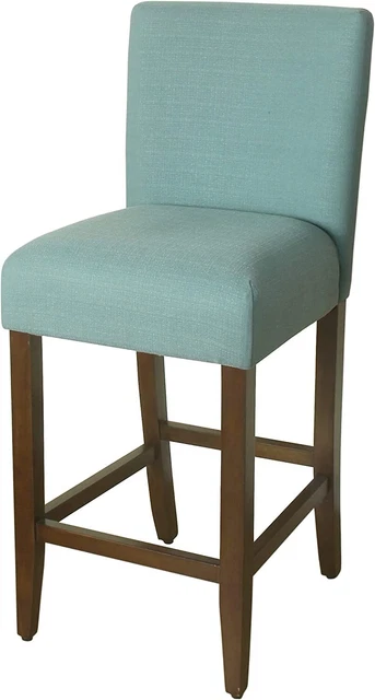 HomePop Counter Height Barstool 29" Light Textured Aqua 29-"