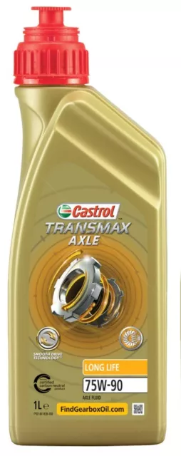 Castrol Transmax Axle Long Life Fully Synthetic 75w90 GL5 Multivehicle Gear Oil