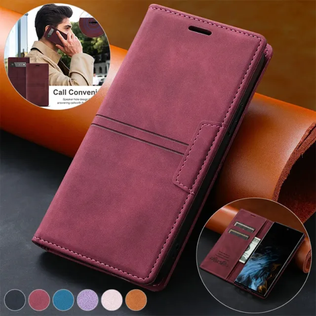 Leather Card Case For iPhone 11 12 13 14 15 Pro X XR XS Max 7 8 6 6S Plus Cover