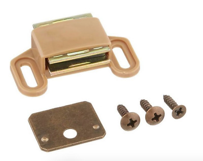 NEW Amerock BP3473-PT Magnetic Spring Catch in Plastic Tan - qty 6