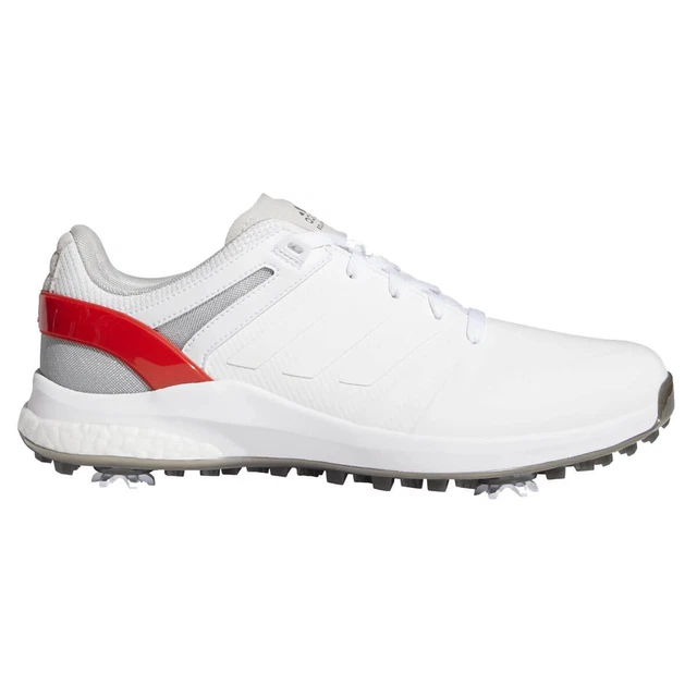 Adidas Golf Hommes EQT Golf Chaussures - Ttwr Blanc / Vif Rouge - UK 7