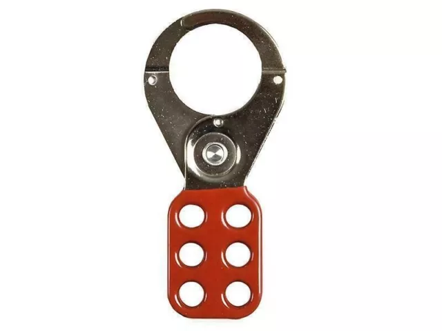 ABUS Mechanical 702 Lock Off Hasp 38Mm (1.1/2In) Red ABU702R