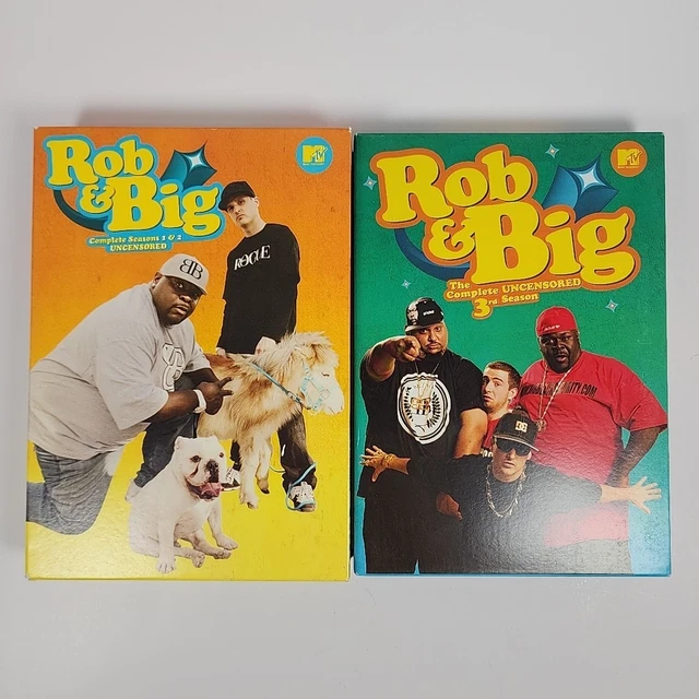 ROB & BIG Complete TV Series MTV Season 1, 2, & 3 DVD Set