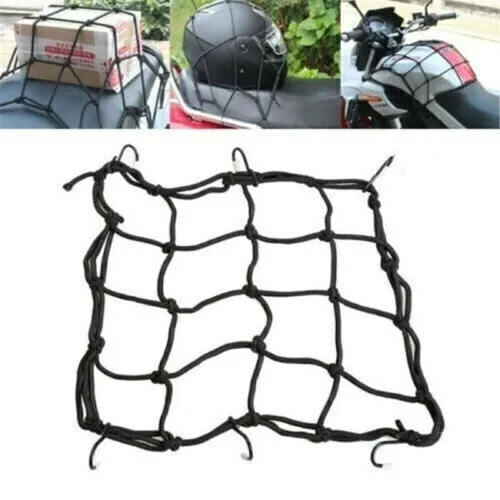 Gepäcknetz klein Motorrad Helm Kofferraum Fahrrad Fahrradkorb Gepäck  Befestigung