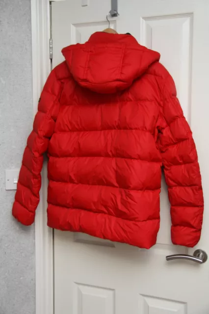 Tommy Hilfiger Boys Winter Warm Jacket Coat 176 Puffa Red 2