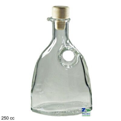 Bottiglia Optima 250 ml vetro verde tappo n°59 nr 1 pezzo art 