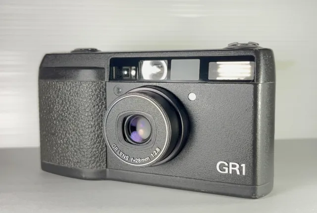 READ 【NEAR MINT】 Ricoh GR1 GR-1 Black Point & Shoot 35mm Film Camera From JAPAN