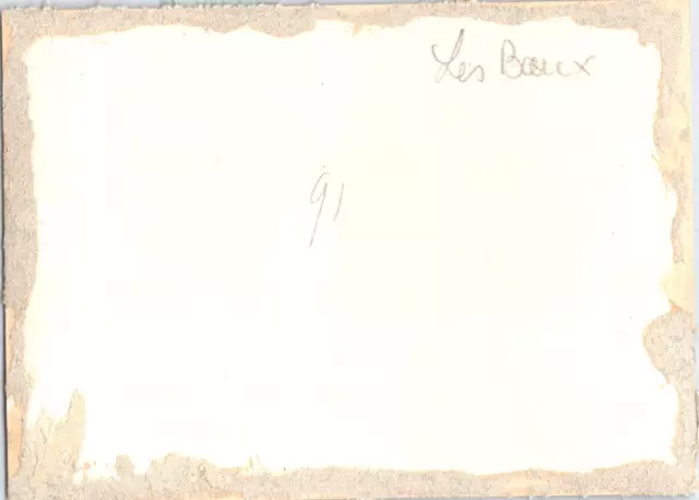 France, Les Baux-de-Provence, Vintage Rocky Landscape Albumen Print Print al 2