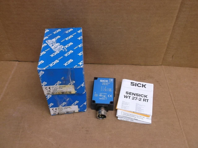 WT27-2R830 Sick Neuf en Boîte Photoélectrique Capteur Switch 1016074 WT272R830