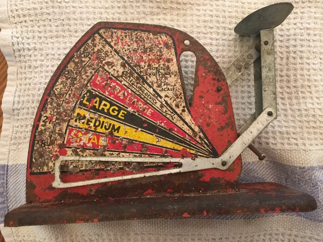 Antique Jiffy Way Egg Weigher Scale-works!