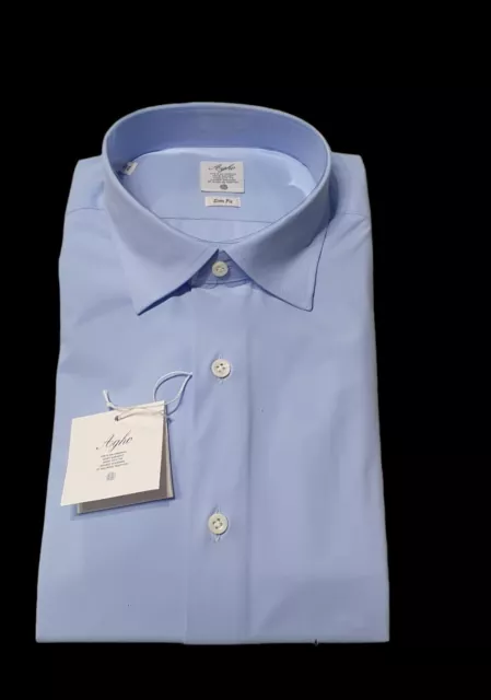 CAMICIA AGHO CELESTE taglia 38 EUR 79 00 PicClick IT