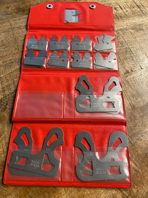 MITUTOYO RADIUS GAGE Set in Case - 186-906 $35.00 - PicClick