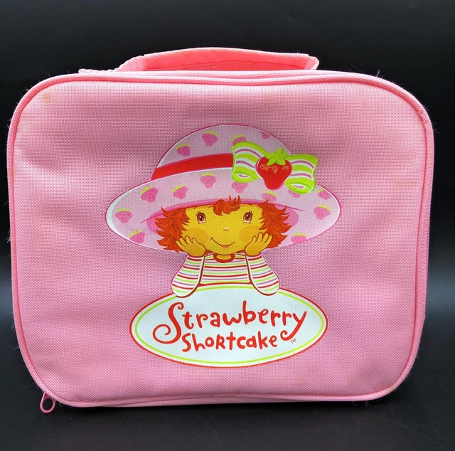 STRAWBERRY SHORTCAKE PINK Zip Lunch Box Insulated Bag With Handle 2008